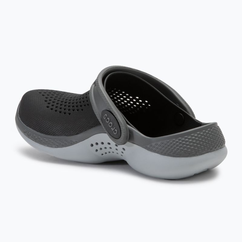 Crocs LiteRide 360 Clog Gyerek flip-flop fekete/lapos szürke 4