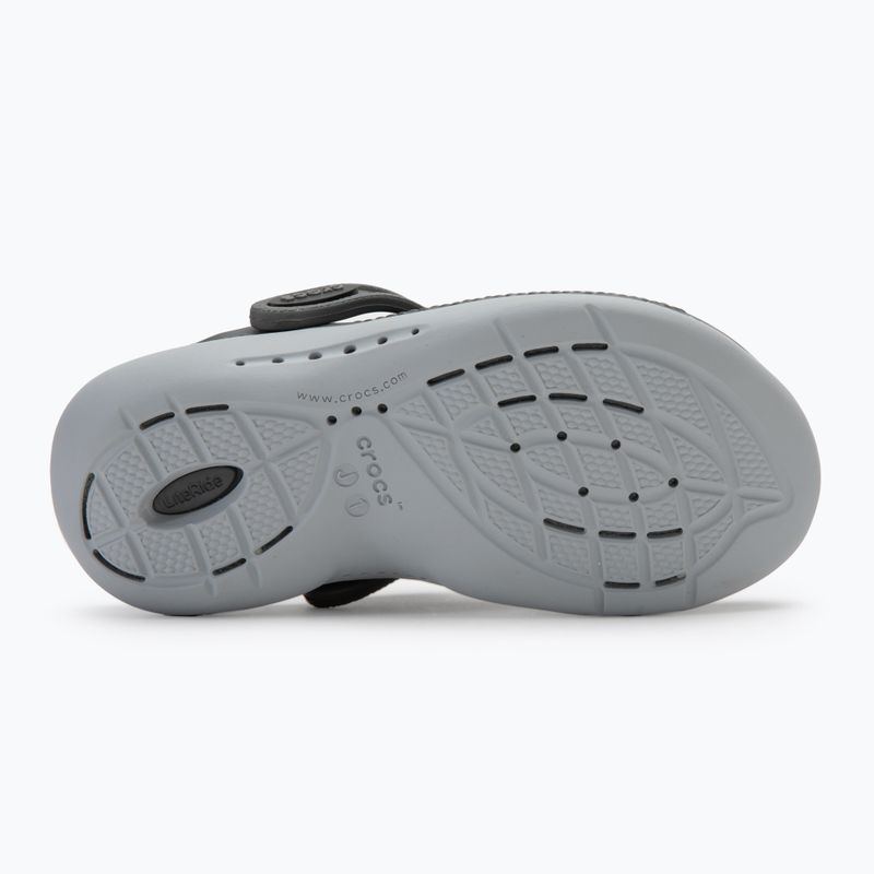 Crocs LiteRide 360 Clog Gyerek flip-flop fekete/lapos szürke 5