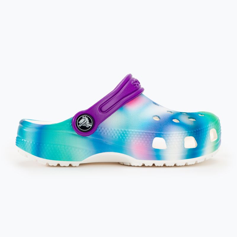 Gyerek papucs Crocs Classic Solarized Clog white/multi 3