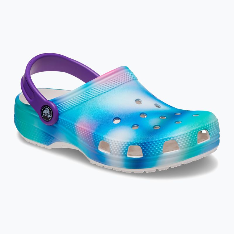 Gyerek papucs Crocs Classic Solarized Clog white/multi 9