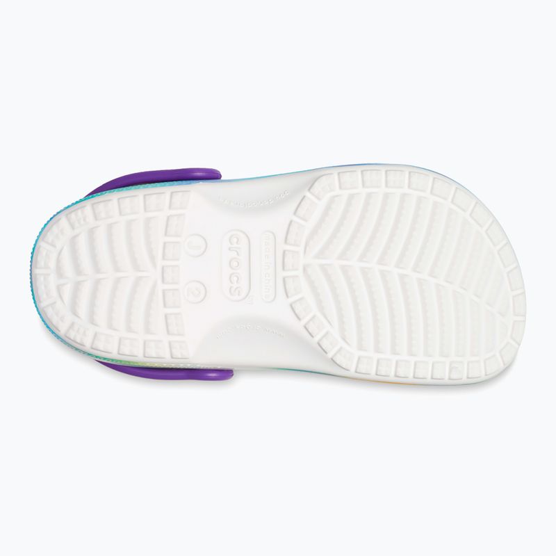 Gyerek papucs Crocs Classic Solarized Clog white/multi 13