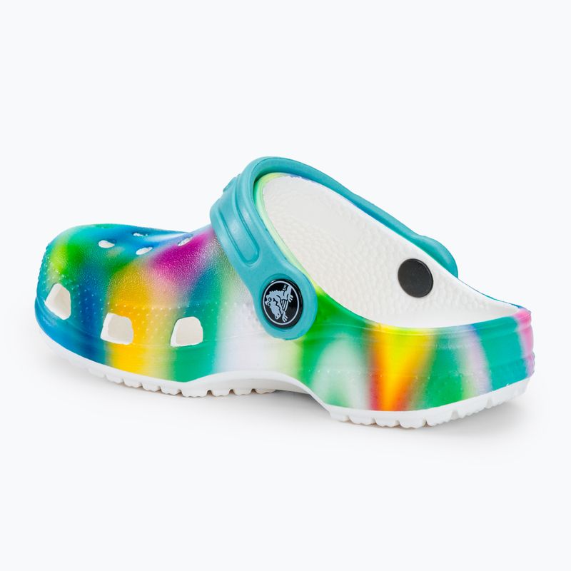 Gyerek papucs Crocs Classic Solarized Clog white/multi 4