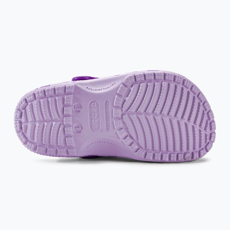 Gyermek Crocs Classic Easy Icon Clog levendula színben 6