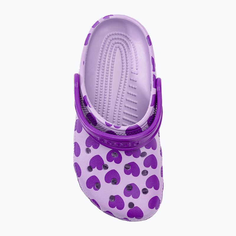 Gyermek Crocs Classic Easy Icon Clog levendula színben 7