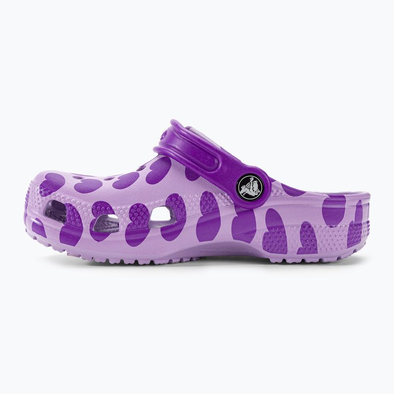 Gyermek Crocs Classic Easy Icon Clog levendula színben 11