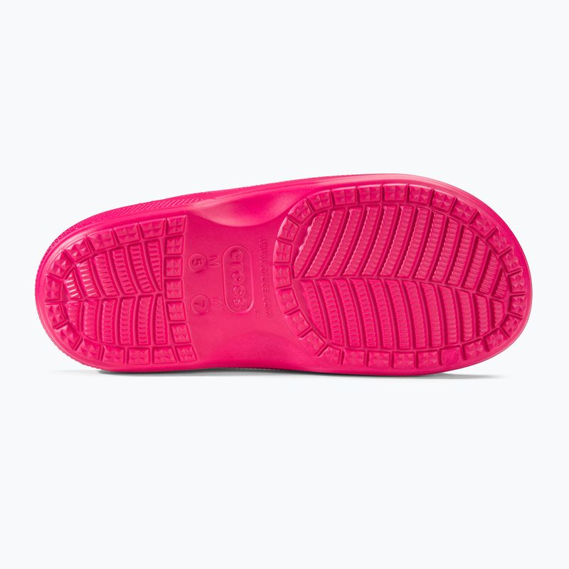 Klapki damskie Crocs Baya Sandal electric pink női papucs 4