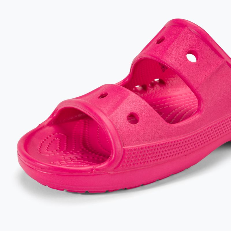 Klapki damskie Crocs Baya Sandal electric pink női papucs 7