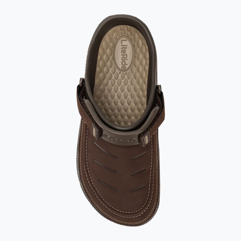 Férfi papucs Crocs Yukon Vista II LR Clog eszpresszó/gomba 7