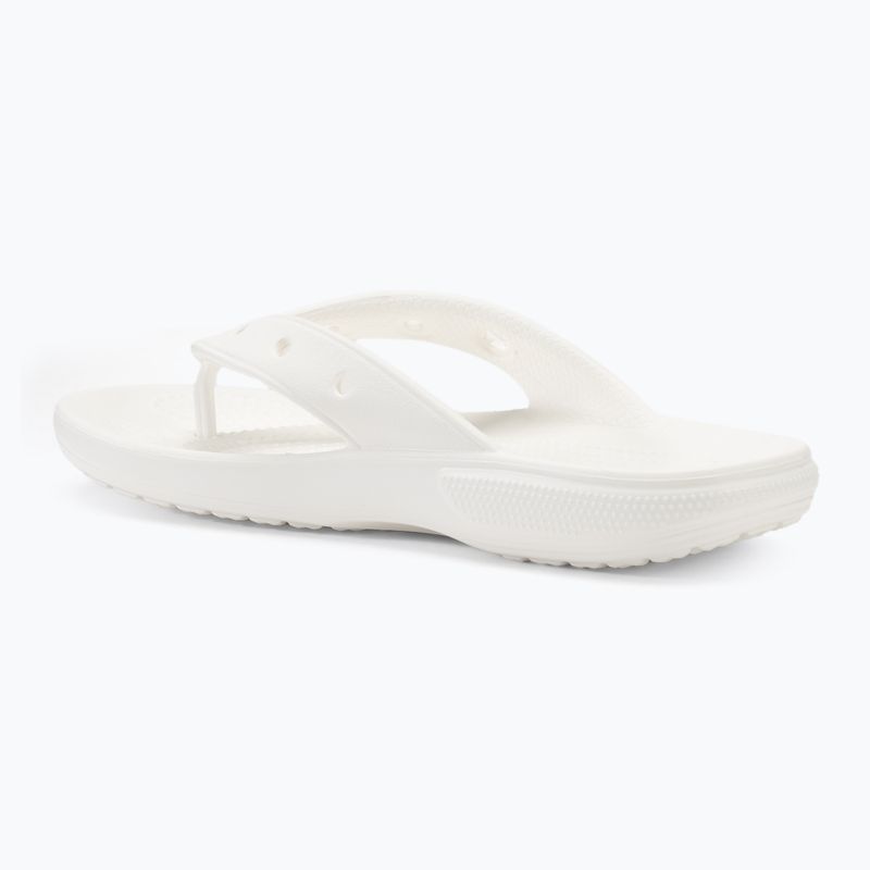 Férfi Crocs Classic Flip fehér flip flopok 3