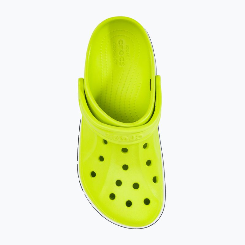 Papucs Crocs Bayaband Clog lime punch/navy 6