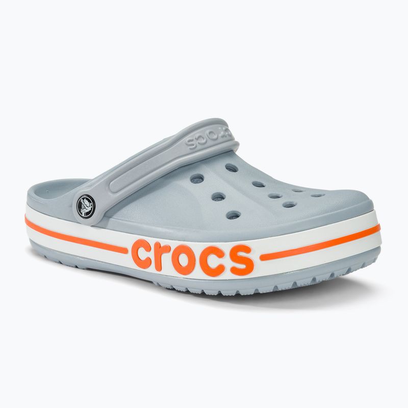 Papucs Crocs Bayaband Clog blue grey/orange 2