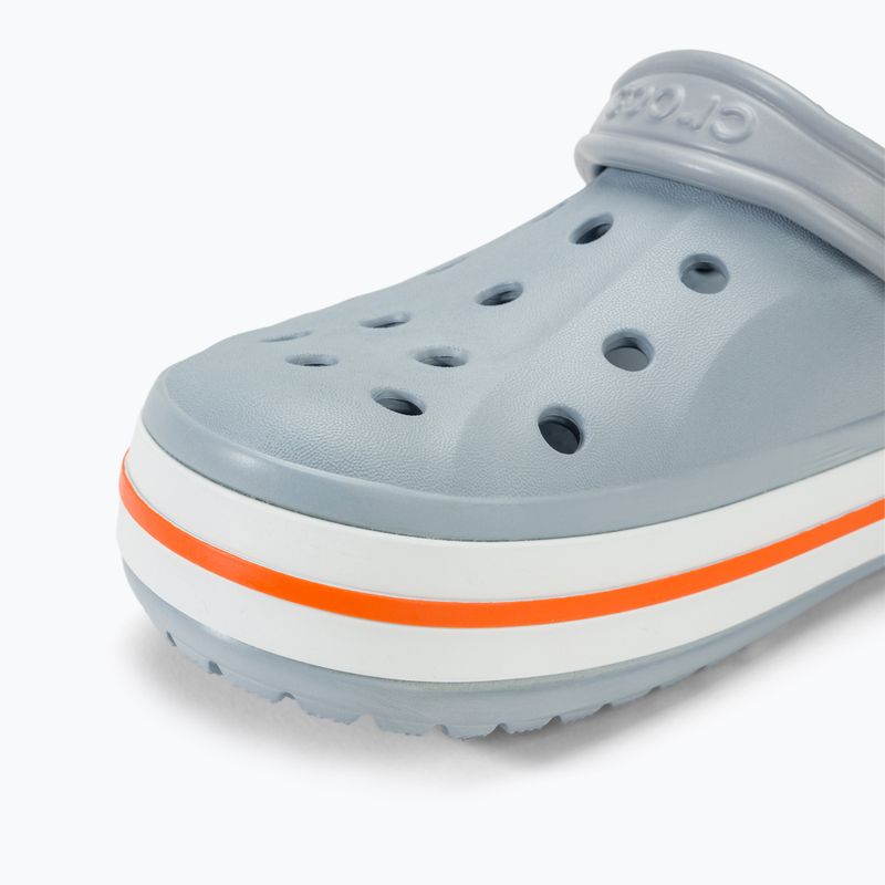 Papucs Crocs Bayaband Clog blue grey/orange 8