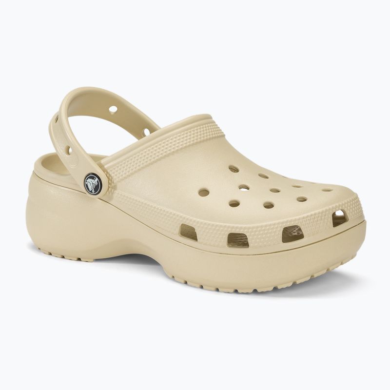 Papucs, női Crocs Classic Platform Clog bone 2