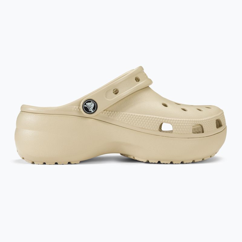 Papucs, női Crocs Classic Platform Clog bone 3