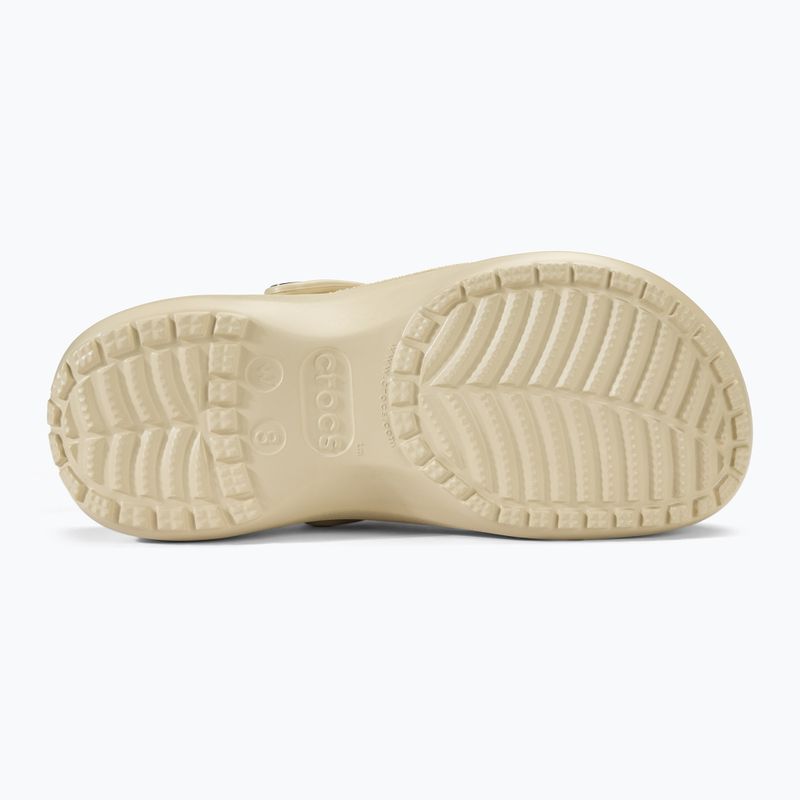 Papucs, női Crocs Classic Platform Clog bone 5