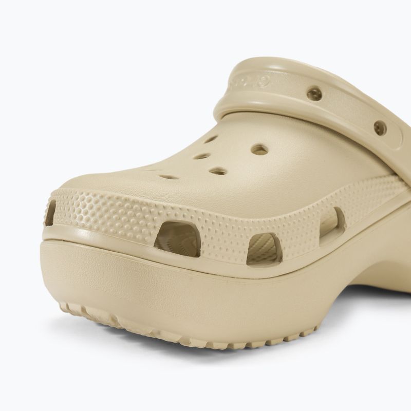 Papucs, női Crocs Classic Platform Clog bone 8