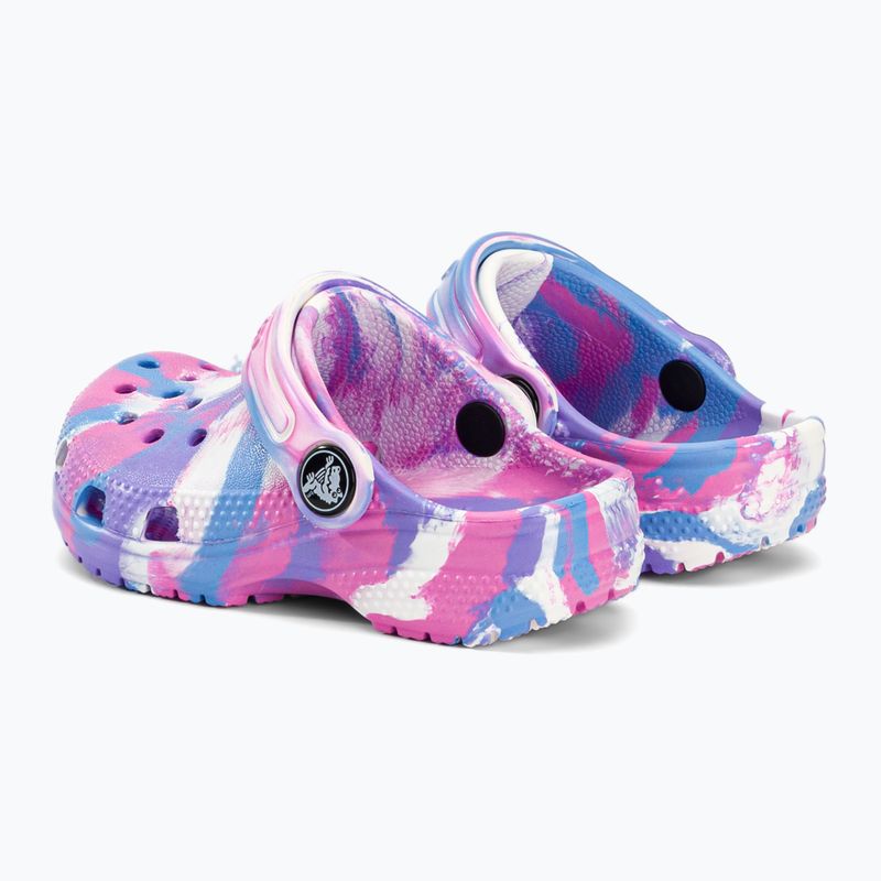 Crocs Classic Marbled Clog T színes gyermek flip-flop 206838-102 4