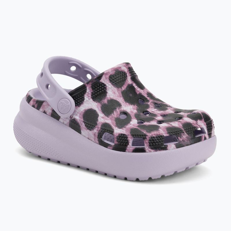 Crocs Cls Animal Cutie Clog Gyerekek leopárd flip flopok 2