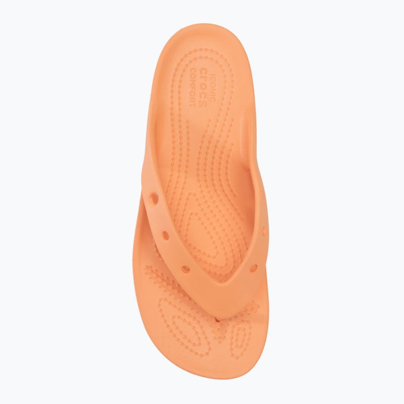 Női flip-flop papucs Crocs Classic Platform papaya 5