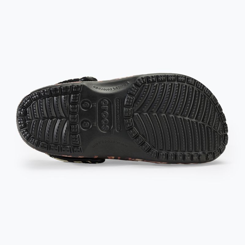 Papucs Crocs Classic Animal Remix black/multi animal 5