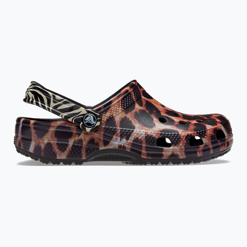 Papucs Crocs Classic Animal Remix black/multi animal 10