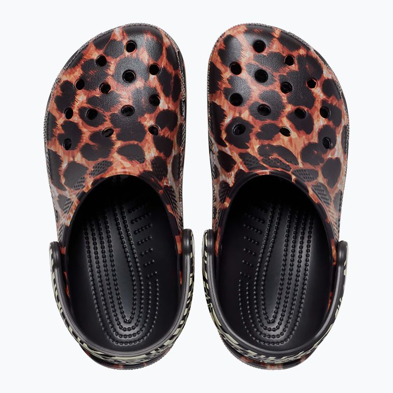 Papucs Crocs Classic Animal Remix black/multi animal 12