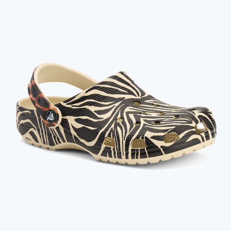 Crocs Classic Animal Remix csont/multi állatos flip-flopok 2