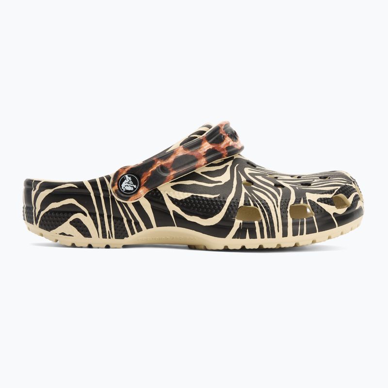 Crocs Classic Animal Remix csont/multi állatos flip-flopok 3