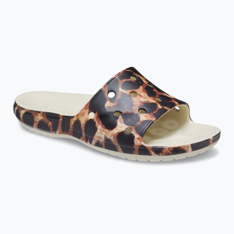 Crocs Classic Crocs Animal Remix Slide fekete 207841-2Y4 flip flopok 9