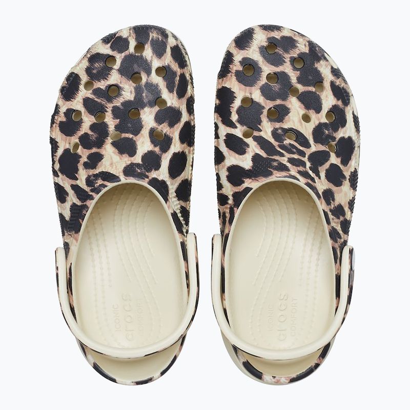 Női papucs Crocs Classic Platform Animal Remix bone/leopard 12