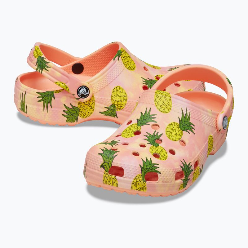 Crocs Classic Retro Resort Clog narancssárga 207849-83F flip flopok 16