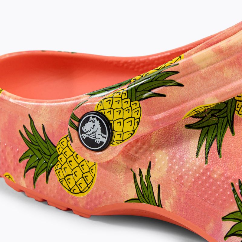Crocs Classic Retro Resort Clog narancssárga 207849-83F flip flopok 9