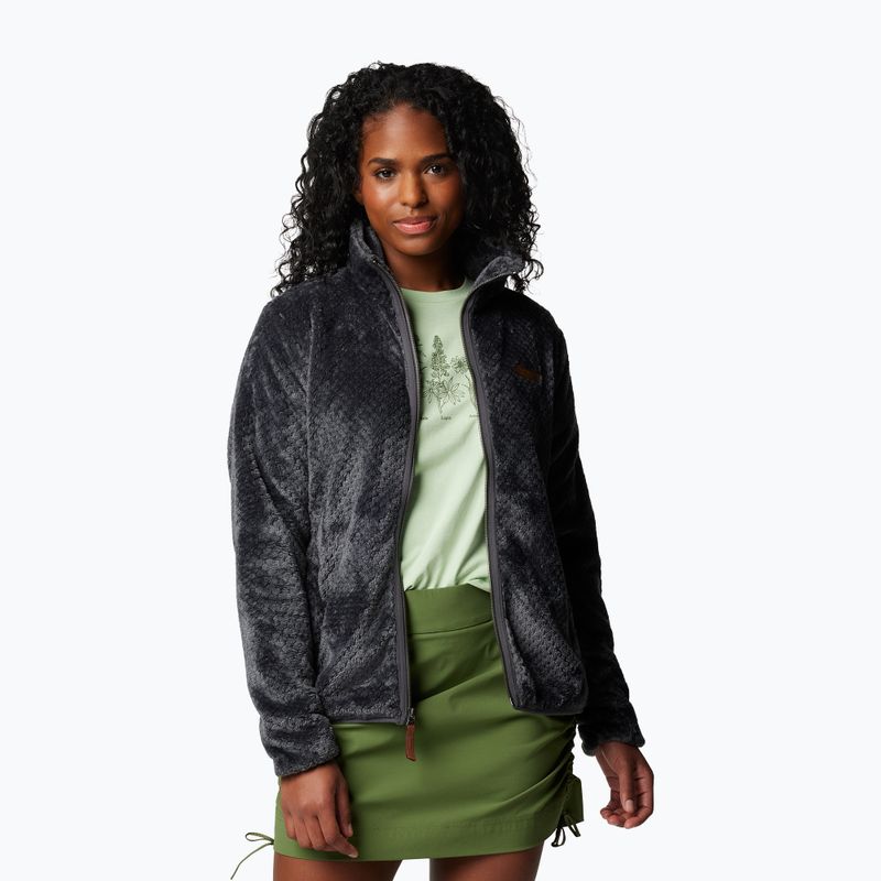 Női pulóver Columbia Fire Side II Sherpa Full Zip shark 5