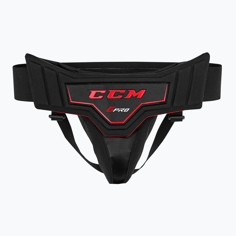 CCM Jock Pro SR fekete férfi kapus szuszpenzor