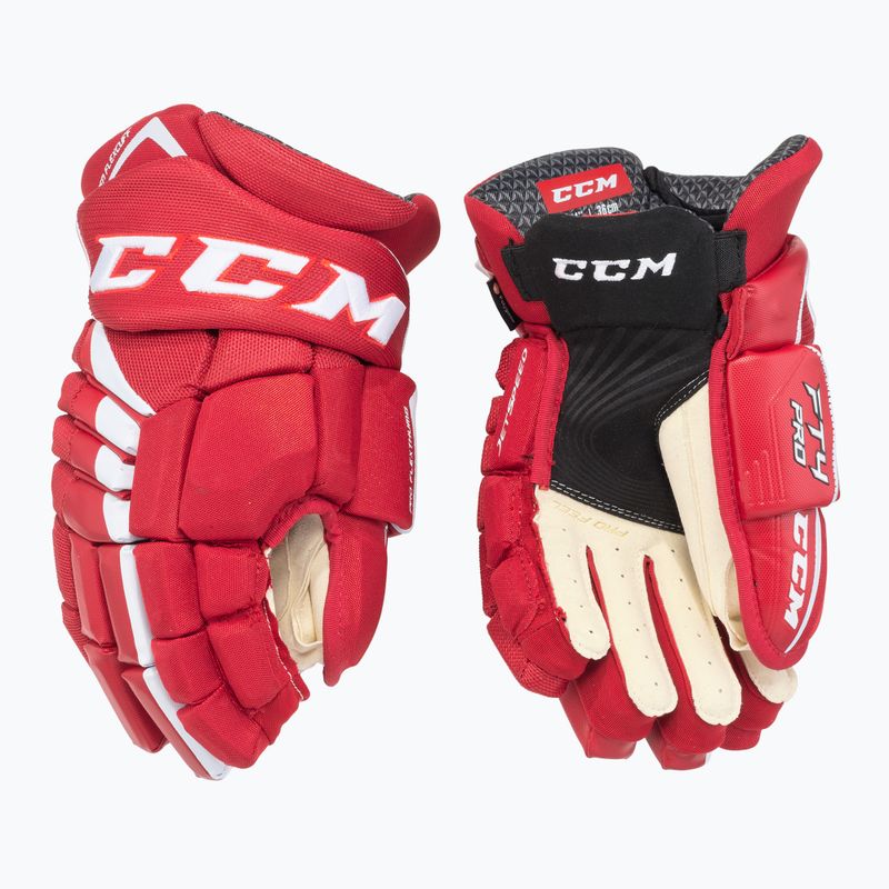 Gyermek hokikesztyű CCM JetSpeed FT4 JR red/white 2