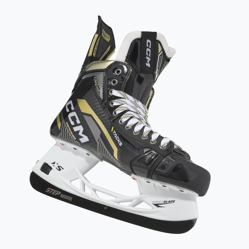 Férfi hokikorcsolya CCM Tacks AS-V Pro SR black 2