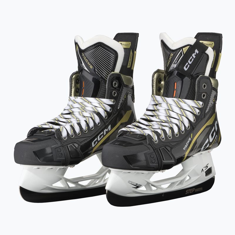 Férfi hokikorcsolya CCM Tacks AS-V Pro SR black 4