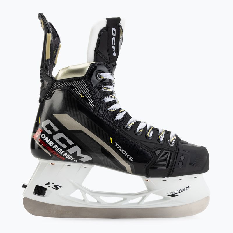 Férfi hokikorcsolya CCM Tacks AS-V SR black 2