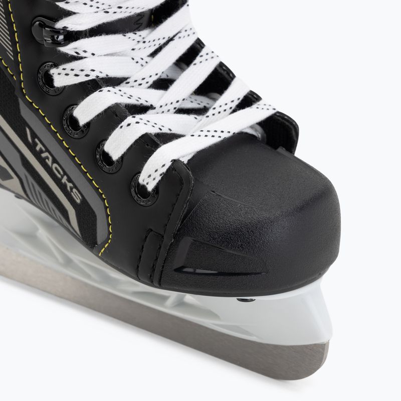 CCM Tacks AS-550 YTH fekete gyermek hokikorcsolya 6