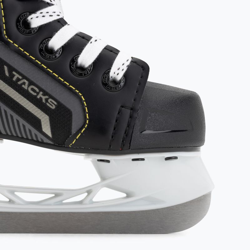 CCM Tacks AS-550 YTH fekete gyermek hokikorcsolya 7