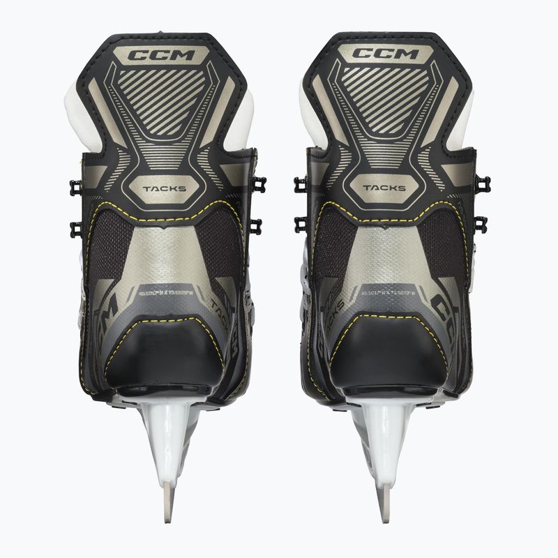 CCM Tacks AS-550 YTH fekete gyermek hokikorcsolya 6