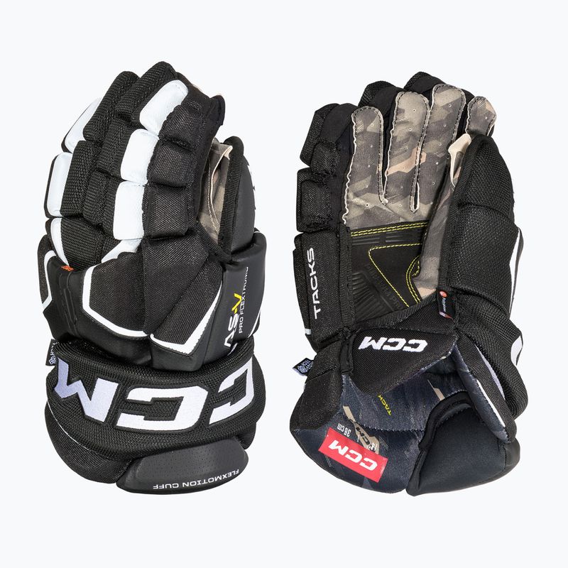 hokikesztyű CCM Tacks AS-V Pro SR black/white