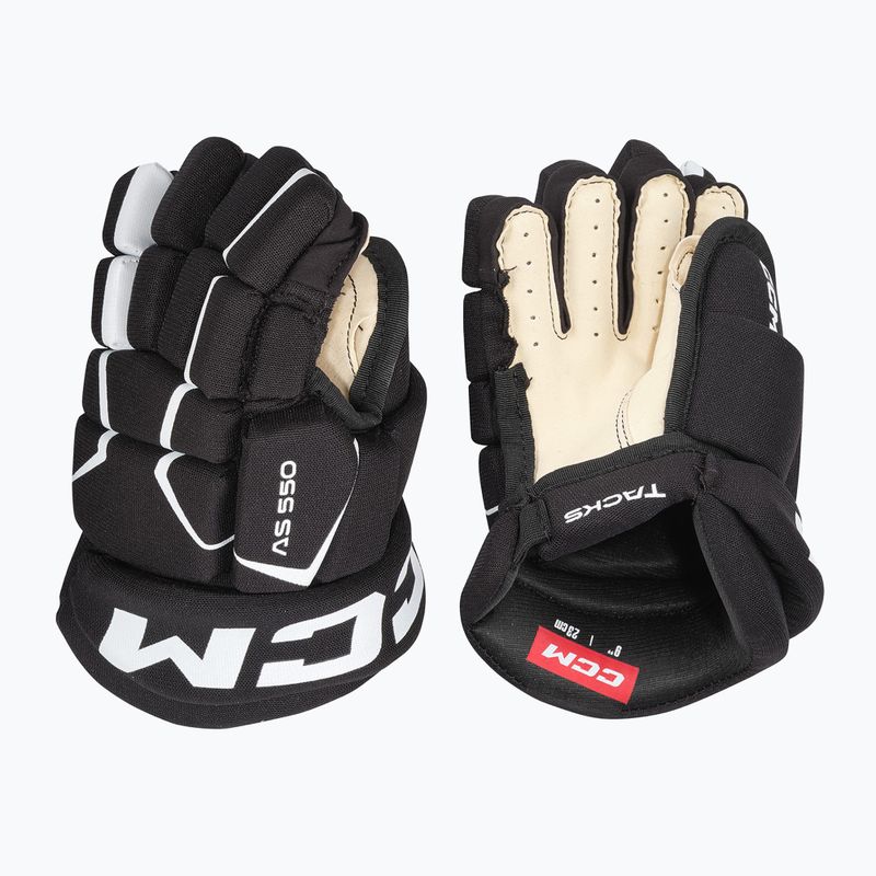 Gyermek hokikesztyű CCM Tacks AS-550 YTH black/white