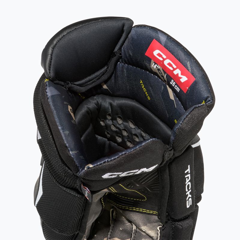 Gyermek hokikesztyű CCM Tacks AS-V Pro YTH black/white 4