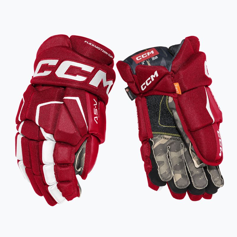 hokikesztyű CCM Tacks AS-V SR red/white