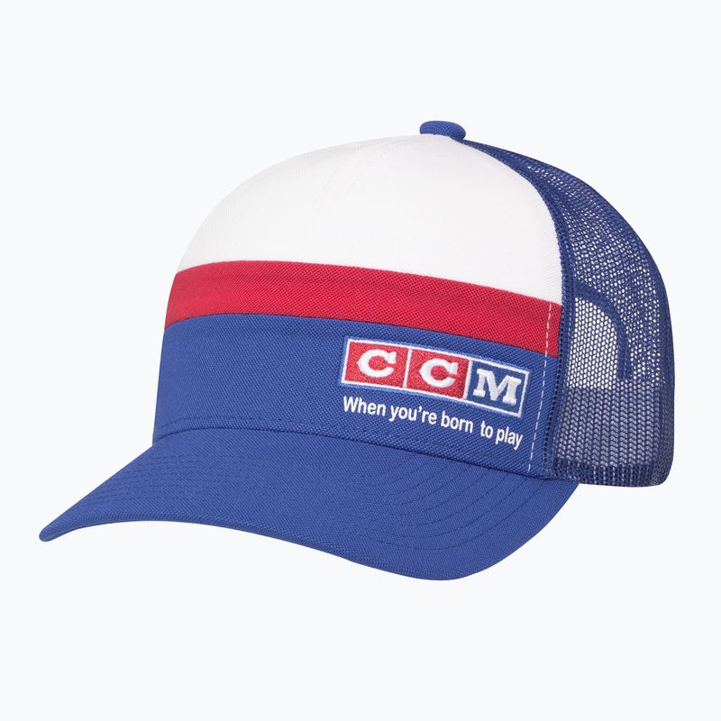 CCM Vintage Meshback Trucker kék/fehér/piros baseball sapka