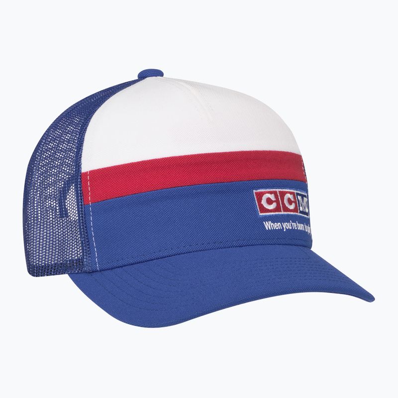 CCM Vintage Meshback Trucker kék/fehér/piros baseball sapka 2