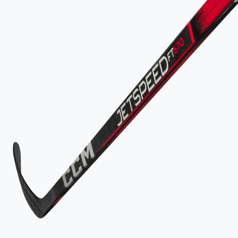 CCM JetSpeed jégkorong ütő FT670 SR fekete 3