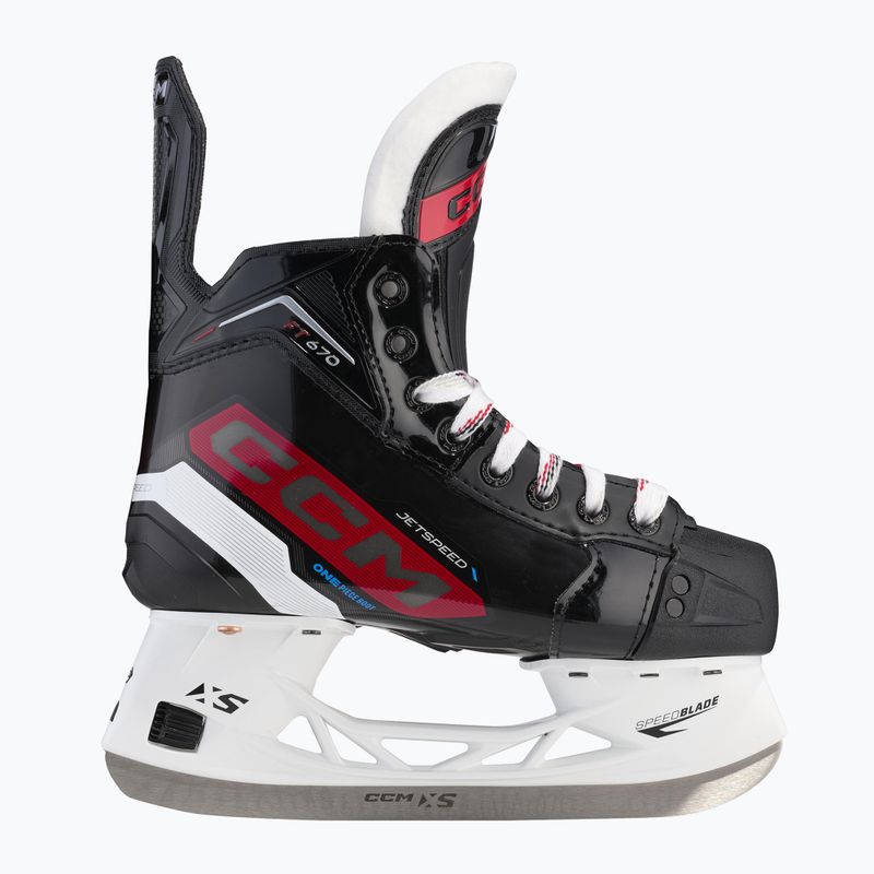 CCM JetSpeed gyermek hokikorcsolya FT670 JR fekete