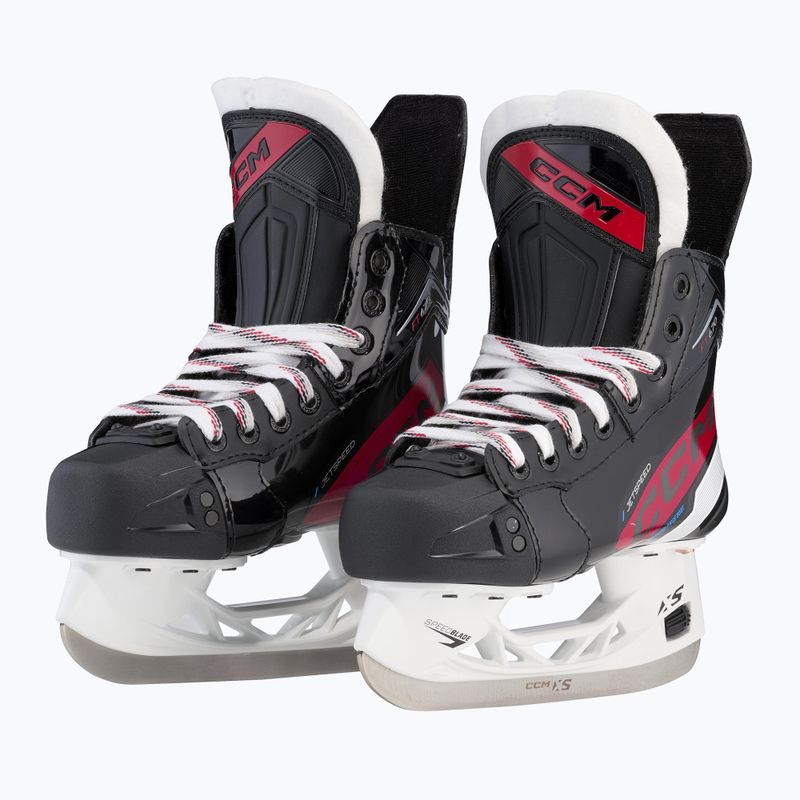 CCM JetSpeed gyermek hokikorcsolya FT670 JR fekete 4